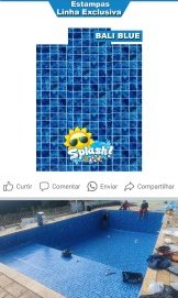 Melhor Vinil para Piscina em Água Azul