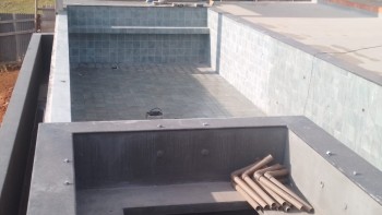 Reforma de Piscina de Vinil em Água Azul