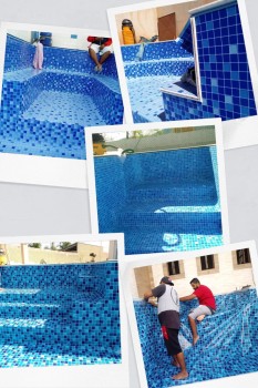 Vinil para Piscina Preço M2 em Água Azul