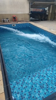 Vinil para Revestir Piscina em Água Azul